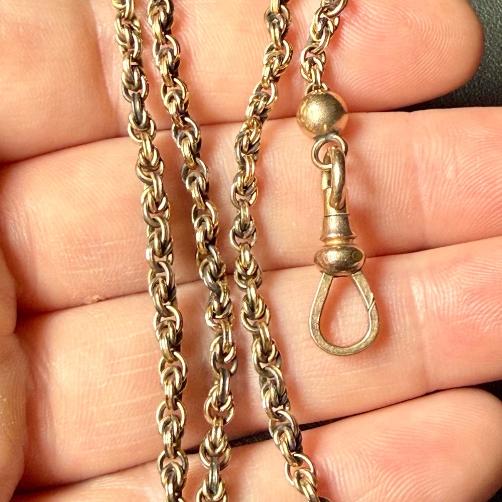 Antique Simmons Gold Pocket Watch chain